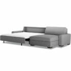 The Olson Modern leather Sleeper Sofa