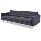 Blue leather Couch