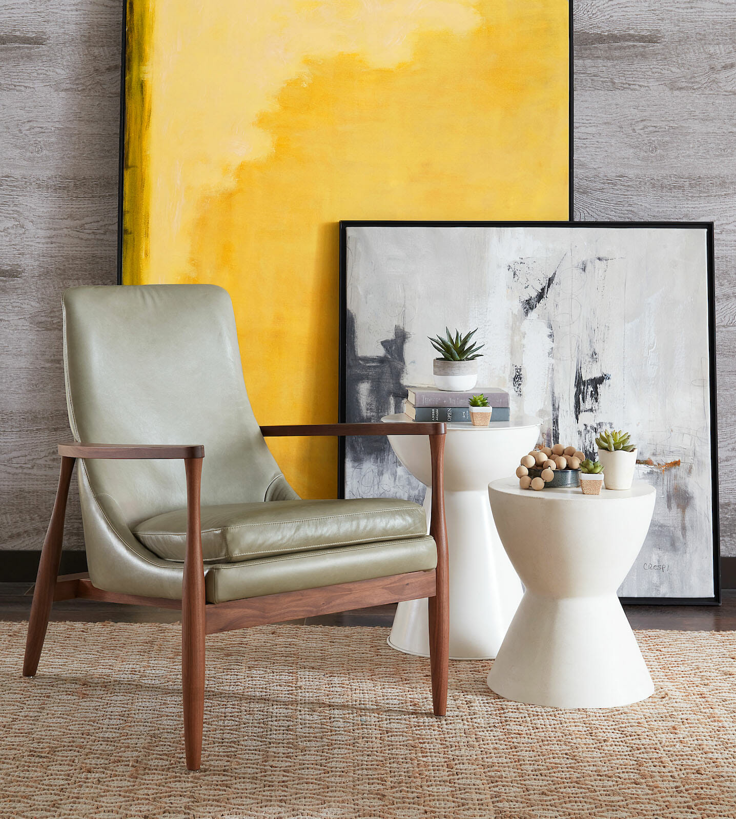 How to use yellow in interior design | Yellow accent color | Yellow focal point